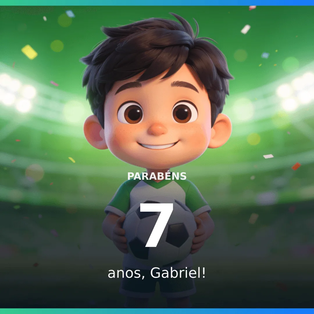 Exemplo de Topper de aniversário do Kit Festa