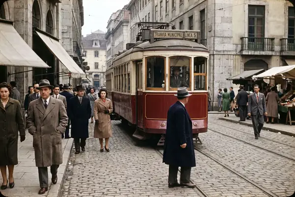 Colorize old photo with AI — after